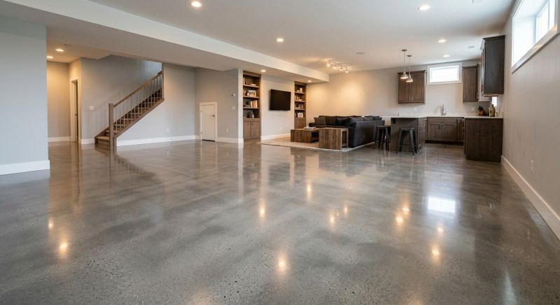 Basement Floor Polishing in Louisville, KY