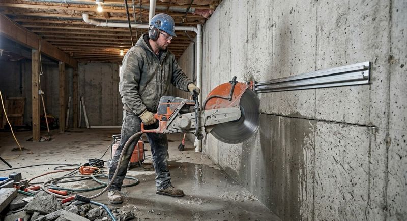 Basement Wall Cutting in Corpus Christi, TX