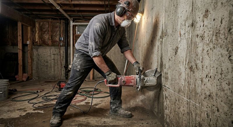 Basement Window Cutting in Corpus Christi, TX