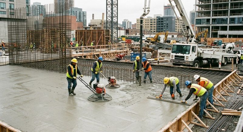 Commercial Slab Installation in Winston Salem, NC