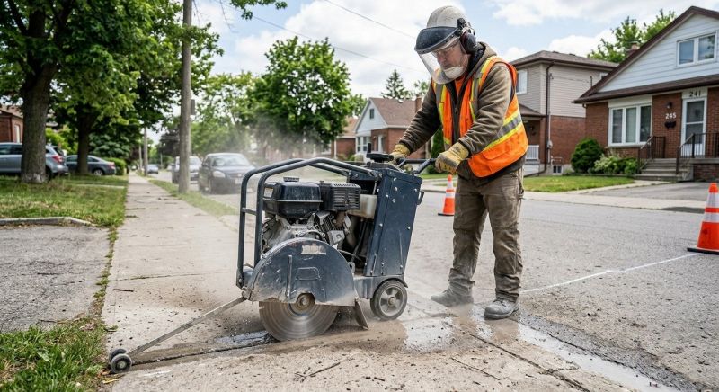 Sidewalk Sawing in Corpus Christi, TX